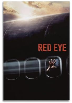 AUEYQWHE Poster mit roten Augen, ästhetisches Cover-Poster, Design Gemälde für Wohnzimmer, Schlafzimmer, 30 x 45 cm, ungerahmter Stil