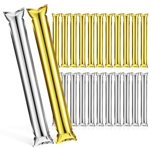 BESPORTBLE 24 Pcs Cheering Sticks Noise Makers Thundersticks Team Spirit Sticks for Sports Events Concerts And Football Games Assorted Colors