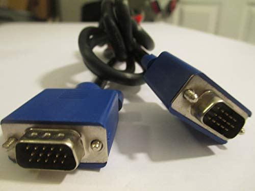 HOTRON E246588 AWM 20276 - Cable de monitor VGA macho de 30 V y 15 pines blindado, 6 pies