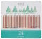 Tombow Ki-Monogatari Eco Farbstift, praktischer Metalldose, PEFC zertifiziert, wachsbasiert, 24er Set [CB-RS-24C]