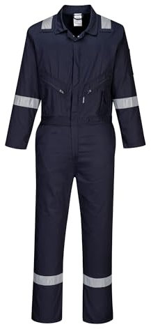 Portwest Mono Iona De Algodón, Tamaño: XXXL, Color: Marino, C814NARXXXL