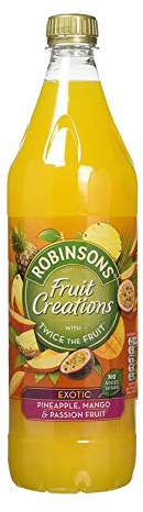 Robinsons Fruit Creations Exotic Pineapple Mango & Passionfruit Squash 1000g