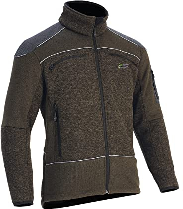 PSS X-Treme Arctic Faserstrickjacke, grün meliert, Größe XXL