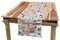ABAKUHAUS Kids Tischläufer, Herz-Musical Notes, Esszimmer Küche Rechteckiger Dekorativer Tischläufer, 40 x 180 cm, Rosa Dunkel Violett