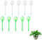 FZSECRIU 10 Piezas Dispensador De Agua para Plantas, Riego De Plantas En Vacaciones, Riego por Goteo para Macetas, Riego Automático para Macetas, Colores Verdes Y Transparentes, Tamaño 13 * 5 Cm
