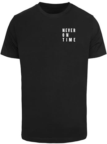 Mister Tee Damen T-Shirt Ladies Never On Time Tee, Black, XL, MT1144