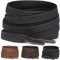 Miscly Lacci Scarpe Piatti Cerati [3 Paia] Stringhe Scarpe Resistenti - Lacci Per Scarpe Da Scarponi, Stivali, Scarponcini – Larghezza 6 mm (137 cm, Nero)