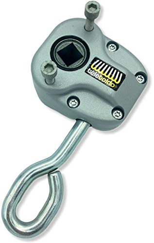 Teletoldo Schneckengetriebe quadratische für Markisen (Silber)