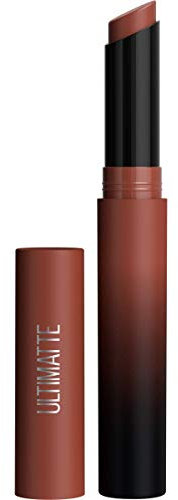 Maybelline New York, Color Sensational Ultimatte Lipstick, Lightweight, Comfortable, Lip Colour, Intense Colour Pigments, Soft Powder, Matte, Slim Lipstick, 1.7 g, 999 More Truffle, 1 oz