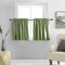 DONREN Rideaux occultants courts pour salle de bain (106,7 cm de large, vert sauge, 2 panneaux)