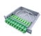 Elfcam® - Séparateur de Fibres Optiques (Splitter) Type DIN Rail, Splitteur Optique de Fibre Monomode de PLC de SC/APC (1X8)