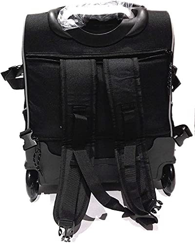 Trolley Batman by GUT Schulrucksack + Federmäppchen 3 Etagen komplett + Schlüsselanhänger Spielwürfel und farbigen Stift, mehrfarbig