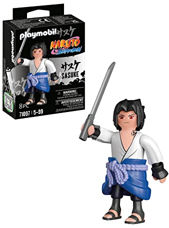 PLAYMOBIL Naruto Shippuden 71097 Sasuke mit Ninja-Schwert, kreativer Spielspaß für Animefans mit tollen Details und authentischen Extras, 8-teilig, ab 5 Jahren