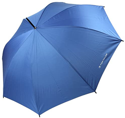 TOM TAILOR Regenschirm Stockschirm Damen Automatik Blau (Vallarta Blue)