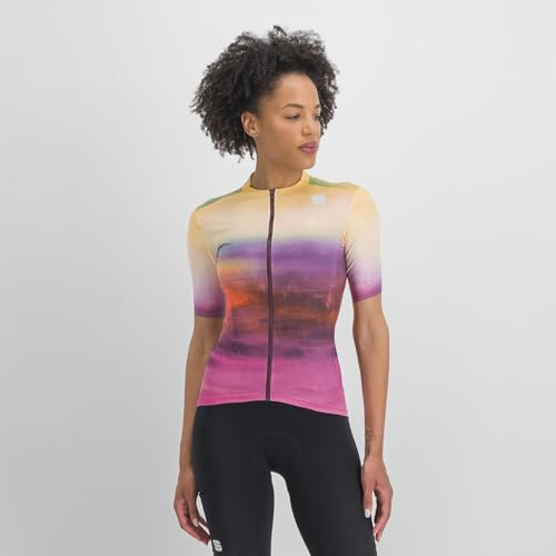 Sportful 1123006-579 Flow SUPERG W JRS Damen T-Shirt Carmine Rose Yellow S