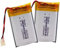 2 Pièces Rechargeable 3.7V 1200mAh 802540 Batterie Li-Po Polymère Cellules De Batterie Lithium Li-ION Lipo pour GPS MP3 MP4 Lumière LED Drone RC,Concord12