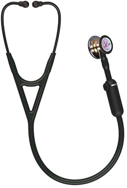 3M Littmann CORE Estetoscopio con Grabado Gratuito + Linterna Pupilar de Regalo (Rainbow Edition/High Polish)