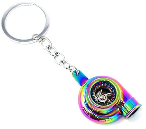 1 Stück Turbolader Schlüsselanhänger, Seat Schlüsselanhänger Turbo Schlüsselanhänger Tuning Keychain, Robust Ohne Zu Verblassen, können gedreht werden, Als Autofanatiker Geschenk Geeignet