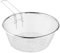 TIENDA EURASIA – Cestillo Freidor, con Asa Abatible para Mejor Almacenaje, Forma Redonda, de Acero Inoxidable, Color Plata, de Distintos Tamaños, para Freir y Cocinar (26 cm)