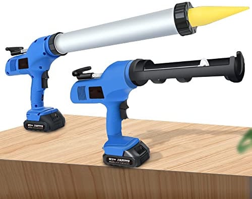 21v Cordless Caulk and Adhesive Gun 10oz/300ml Cordless Caulking Gun 20oz/600ml Automatic Sausage Adhesive Gun with Li-Battery