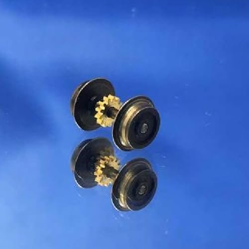 VRX ROTAIE 2 Ruote ASSE con INGRANAGGIO Treno N ETA 180 der Db Compatibile con Roco