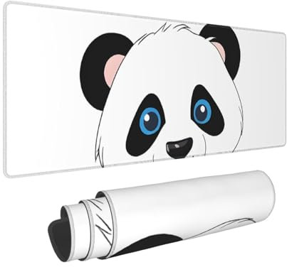 Large Gaming Mouse Pad,Extra Large Computer Keyboard Mouse Mat for Gamer,Desktop,Office,Home (Cute Panda)