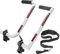 Velasko Weed Wacker Handle, String Trimmer Handle Extension Attachment with Bracket Clamp for Brush Cutter Back Yard Lawn Care, Alloy Material Adjustable Ergonomic Weed Eater Handle (Right Angle)