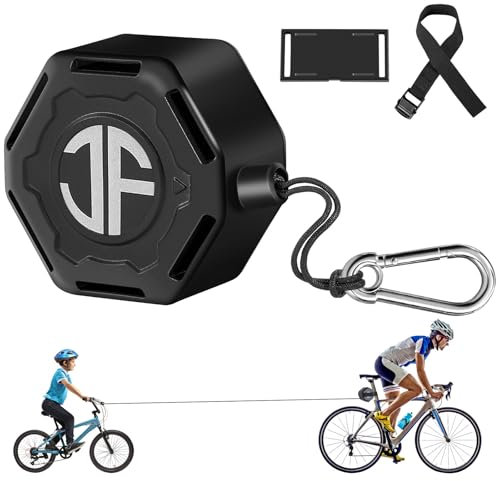 JOLY FANG Children's Bicycle Tow Rope, Retractable Tow System with 120 kg Load Capacity, Parent-Child Pull Rope for E-Bike/Mountain Bike/Children's Bike (2.3 m, Safe & Automatic)