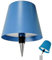 Brabola Wireless Bottle Lamp, Wine Bottle Light Kit 3 Color Dimmable Battery Operated Rechargeable Touch Table Lamp Shade for Restaurant, Bar, Home, Office, Christmas (Blue)