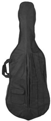 Generic Borsa per violoncello impermeabile Custodia per violoncello Antipolvere Imbottitura spessa Zaino per violoncello portatile Protezione per violoncello, 3 a 4