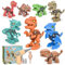 cossy Dinosaure Jouet, Jouet Enfant Démontage avec Perceuse Électrique, DIY Construction Jouets, Dinosaure Cadeau pour Garçons, Filles, 8 Pièces
