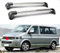 2 Stück Auto Dachträger, für VW Multivan Caravelle T5 T6 Hochstabile Dachreling Rack Gepäck Querträger Relingträger Gepäckablage Car Zubehör