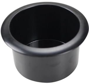 SHOWERORO Becherhalter Aus Kunststoff Schwarz Für Sofa Auto Liegestuhl Getränkehalter-Einsatz Stabiler Passend Für Spieltische Boote Tische