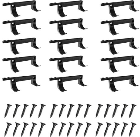 15 Pcs Wall Mount Fit for Any Lego Speed Champions Sets, Wall Bracket for Lego Speed of Champions Brick Cars with a Base for The Pilot/Figure, Display Collectible Cars by Wheels on Wall, Black