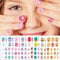 Kabwea Nagelsticker Für Mädchen, 8 Blätter Selbstklebende Nagelsticker In Verschiedenen Größen Und Designs