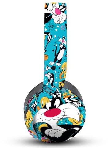 Head Case Designs Offizielle Looney Tunes Sylvester The Cat Graphics Und Charaktere Vinyl Haut Aufkleber Abziehbild Abdeckung kompatibel mit Sony PlayStation PS Pulse 3D Headset