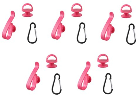 Fuhjythy Bag Special Accessory Hook, and Suitable for Inserting Accessories on Bogg Bags and Beach Tote Bags Pink