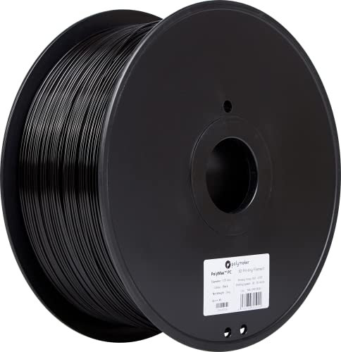 Polymaker PC-Max Filament für 3D-Drucker, Filament, 3D-Druckfilament, 110 °C hitzebeständig, einfach zu drucken, härter und stärker als normale PC, 3 kg Filament