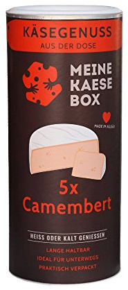 MeineKaeseBox 1-ER BOX 5 X 125 G CAMEMBERT BRIE DOSENKÄSE