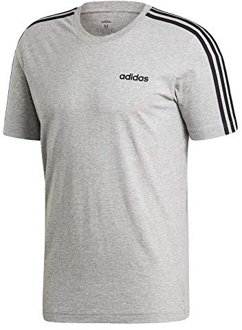adidas Men's Essentials Single Jersey 3-Stripes Tee Short Sleeve T-Shirt (Pack of 1)