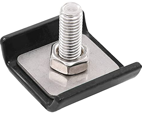 vidaXL Gittermattenverbinder 25 Sets Mattenverbinder Gittermatten Verbinder für Doppelstabmattenzaun Eckverbinder Garten Zaun Gitter Anthrazit