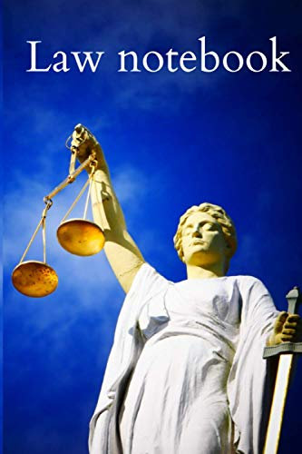 Law notebook: Notebook for law student or professional