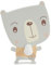 Bieco Portemanteau pour enfant en bois - Motif chat - 12 cm Porte manteau enfant Porte manteau bebe Porte manteau bébé Porte manteau chambre enfant Porte manteau mural enfant Porte manteau enfant