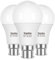 Vanke Bayonet Light Bulb 60w Equivalent, B22 LED Bulbs Warm White 2700K Yellow Light, Non-Dimmable 9w Energy Saver Lightbulb, 806 Lumen, 3-Pack
