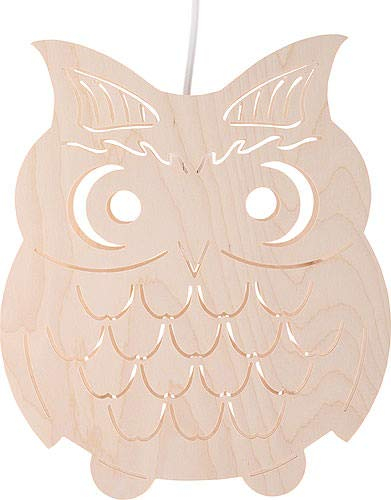 Kunstgewerbe Taulin Fensterbild Eule - 28 cm