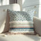 hi-home 1 Stück Boho Kissenbezug, Dekorative kissenbezüge mit Quaste Baumwolle Sofakissen 50x50cm Kissenhülle Dekokissen Kopfkissenbezug Kissen Boho Style für Sofa Schlafzimmer Wohnzimmer (Blau)