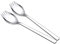 2 Pcs Salad Spork Buffet Forks Appetizer Fork Fruit Fork Stainless Steel Dual-Use Spoon for Indoor or Outdoor Use
