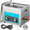 Moh Nettoyeur à Ultrasons avec Minuterie de Chauffage 10 L, Professionnel Nettoyeur à Ultrasons 220 V, Nettoyeur Ultrasons en Acier Inoxydable 40 kHz pour Nettoyage des Bagues de Lunettes Instrument