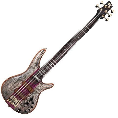 Ibanez Premium SR5CMDX-BIL Black Ice Low Gloss - E-Bass