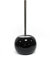 douceur d'intérieur, Brosse WC (Diamètre 15.8 x 37 cm) Bullea Noir, Céramique